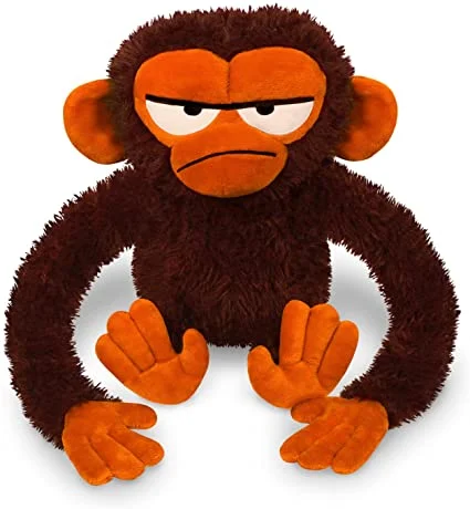 Grumpy Monkey Soft Toy - Yottoy