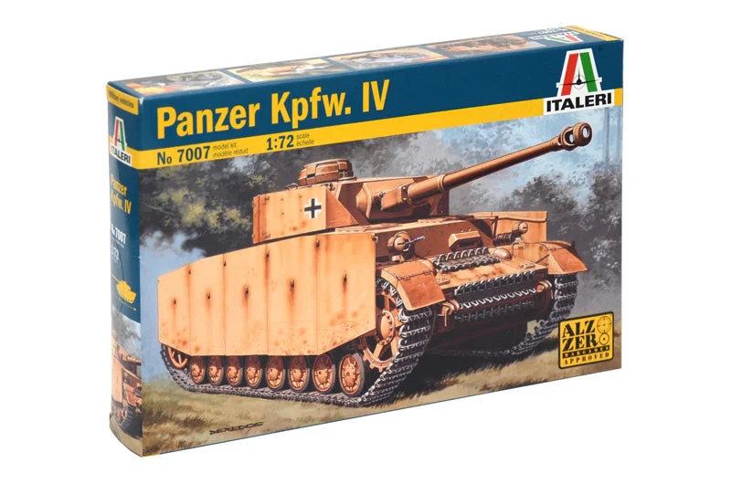 Pz.Kpfw. IV Tank 1/72 Scale Model Kit - Italeri