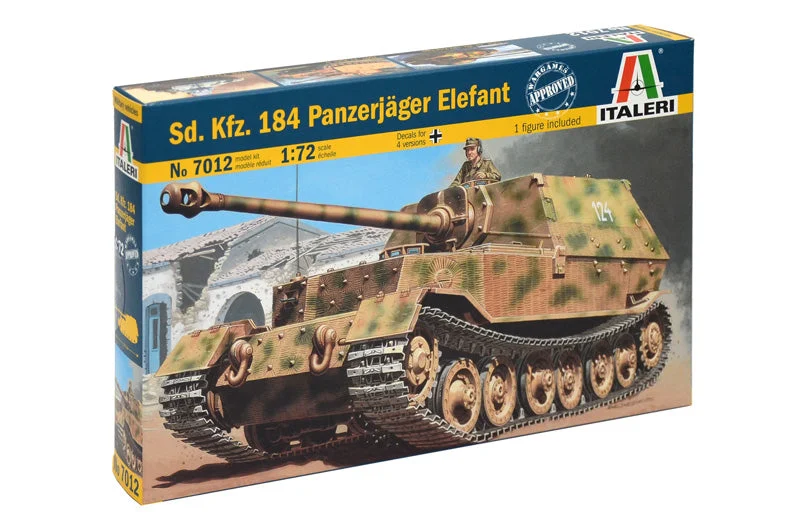 Sk.Kfz 184 Panzerjäger Elefant 1/72 Scale Model Kit - Italeri