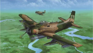 1/32 A-1J AD-7 SKYRAIDER - 02254