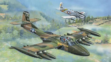 1/48 A-37A Dragonfly Light Ground-Attack Aircraft - 02888
