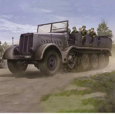 1/35 Schwerer Zugkraftwagen 18 t Sd.Kfz.9 Artillery Version - TRP09575
