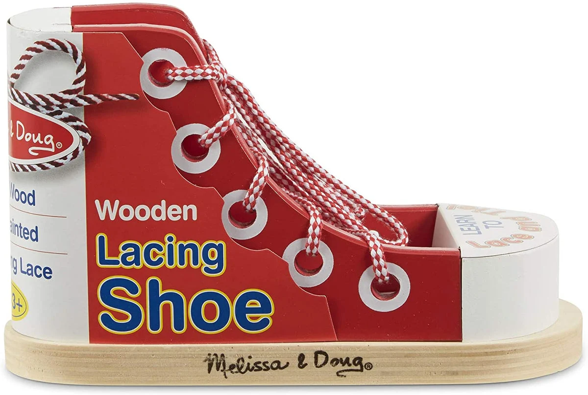 Wooden Lacing Shoe - Melissa & Doug, LLC