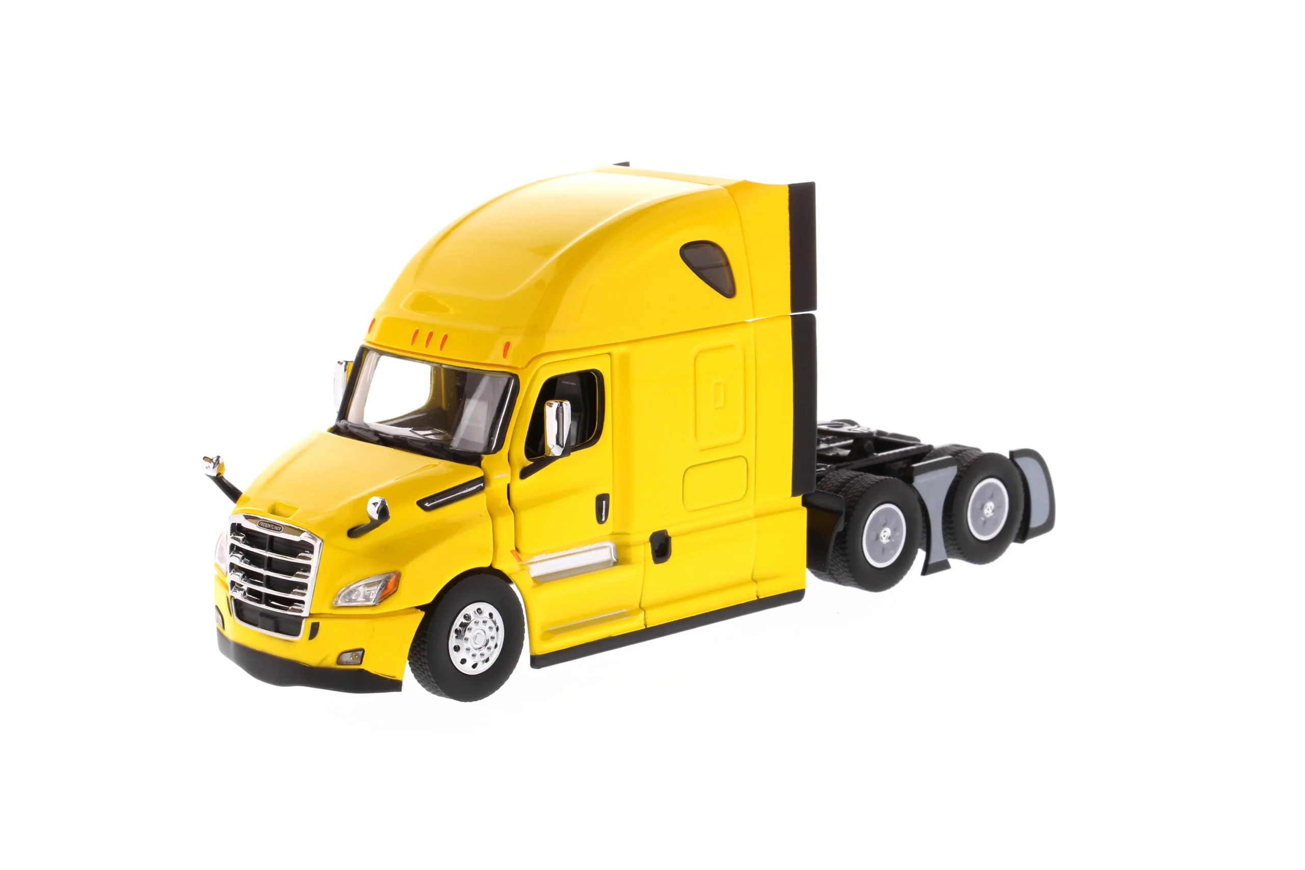Freightliner Cascadia Tractor (Yellow) Sleeper Cab 1:50 Scale Model - Diecast Masters