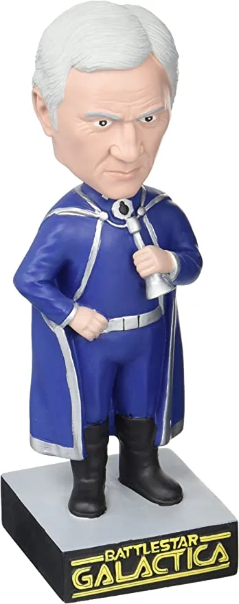 Battlestar Galactica Commander Adama Bobble Head - Bif Bang Pow!
