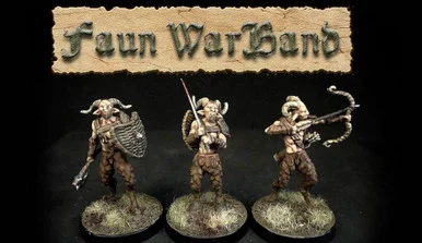 Wargames Atlantic WAARG001 Faun WarBand 28mm Scale Figures Kit - Wargames Atlantic Figures