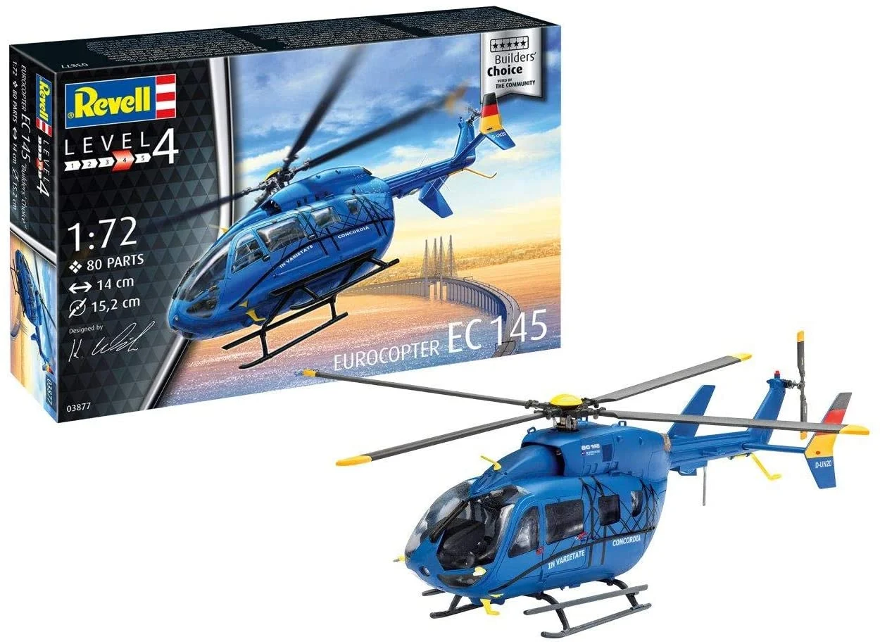 Eurocopter EC145, 1/72 Scale Model Kit - Revell Germany