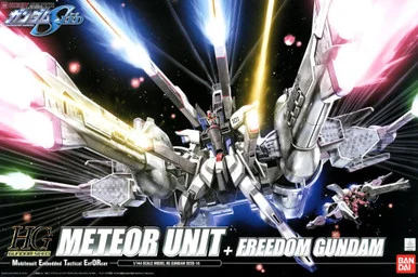 Bandai 5056809 #16 Meteor Unit & Freedom HG 1/144 Scale Model Kit