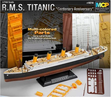 Academy Models 14214 R.M.S. Titanic Centenary Anniversary 1/700 Scale Model Kit