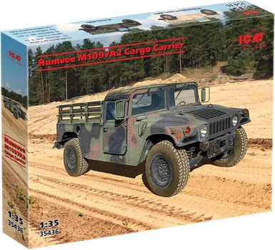 ICM 35436 Humvee M1097A2 Cargo Carrier 1/35 Scale Model Kit - ICM Models