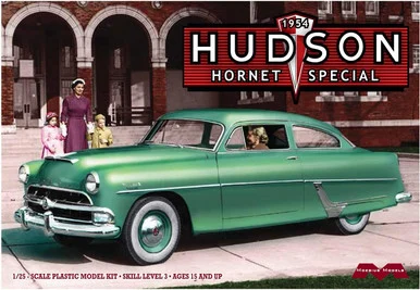 Moebius Models 1214 1954 Hudson Hornet Special 1/25 Scale Model Kit