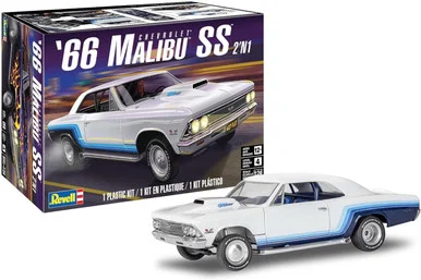 Revell 85-4520 1966 Chevrolet Malibu SS 2N1 1/24 Scale Model Kit