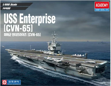 Academy Models 14400 USS Enterprise CVN-65 Aircraft Carrier 1/600 Scale Model Kit