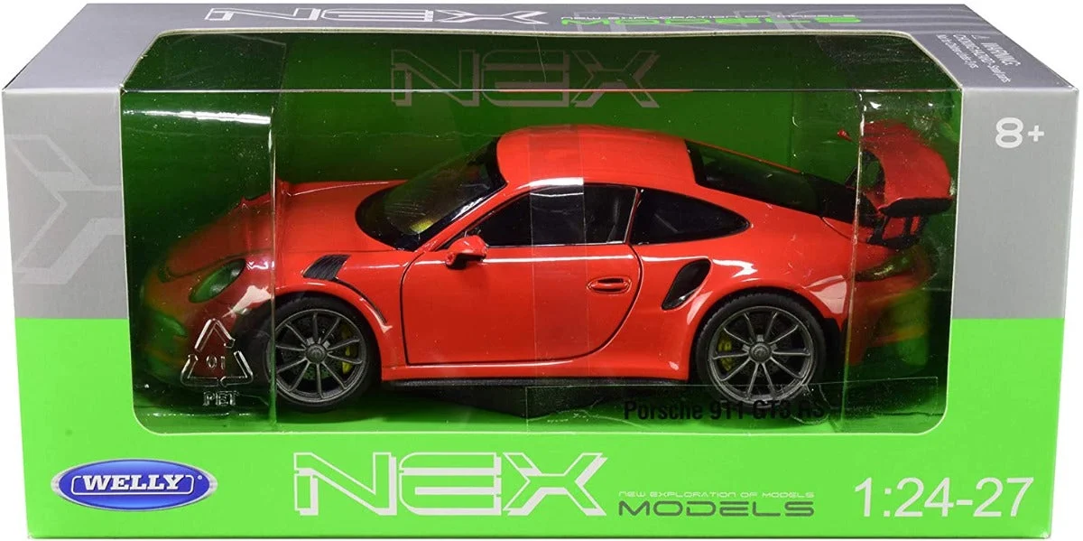 Porsche 911 GT3 RS (Orange) 2016, 1:24-27 Scale Diecast Car