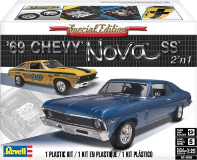 Revell 85-2098 1969 Chevy Nova SS 1/25 Scale Model Kit