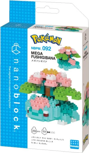 Nanoblock Kawada NBPM-092 Pokemon Mega Venusaur