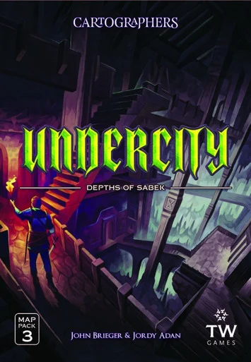 Thunderworks Games 4064 Cartographers Heroes: Map Pack 3 Undercity