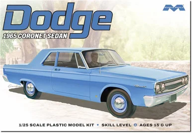 Moebius Models 2461 1965 Dodge Coronet Sedan 1/25 Scale Model Kit
