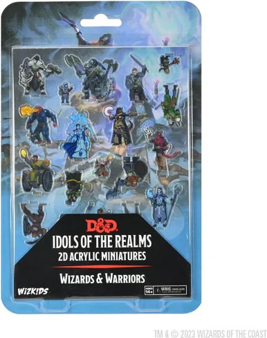 Wizkids 94524 Dungeons & Dragons Idols of the Realms: 2D Wizards & Warriors