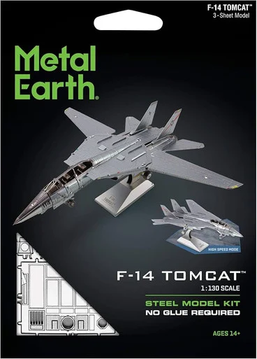 Metal Earth 458 F-14A Tomcat 3D Metal Model Kit