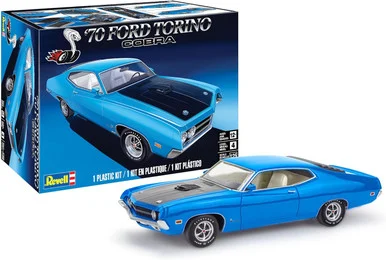 Revell 14534 1970 Ford Torino GT 1/25 Scale Model Kit - Revell Monogram