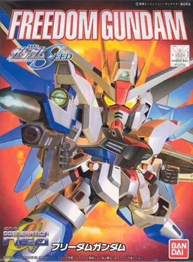 Bandai 5057594 SD #257 Freedom Gundam Model Kit