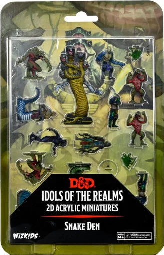 Wizkids 94522 Dungeons & Dragons Idols of the Realms: 2D Scales & Tails - Snake Den