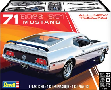 Revell 14512 1971 Mustang Boss 351 1/25 Scale Model Kit