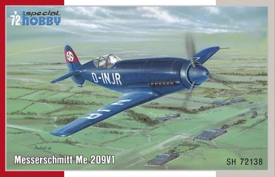 Special Hobby 72138 Messerschmitt Me-209-V1 Fighter 1/72 Scale Model Kit