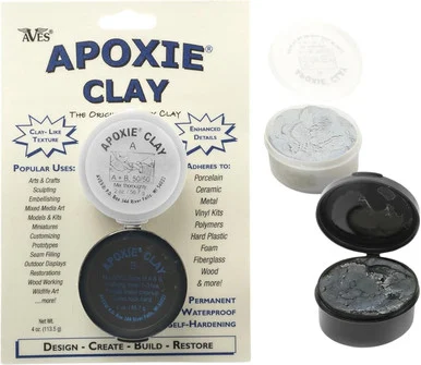 Aves 1001 Apoxie Clay - 2 Part Self Hardening, Modeling Clay