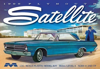 Moebius Models 1215 1965 Plymouth Satellite 1/25 Scale Model Kit