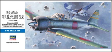 Hasegawa D22 00452 Mitsubishi A6M5 Zero Zeke 1/72 Scale Model Kit