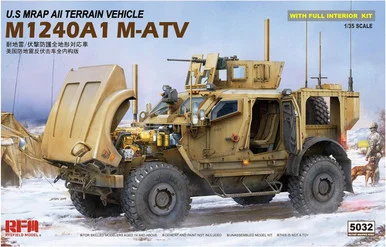 Ryefield Model 5032 US MRAP All Terrain Vehicle M1240A1 M-ATV 1/35 Scale Model Kit