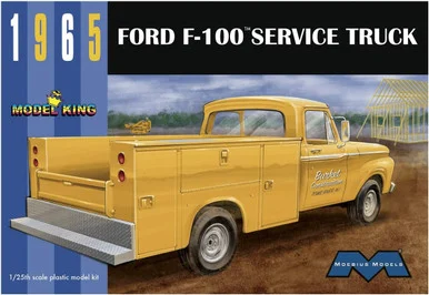 Moebius Models 1235 1965 Ford F-100 Service Truck 1/25 Scale Model Kit