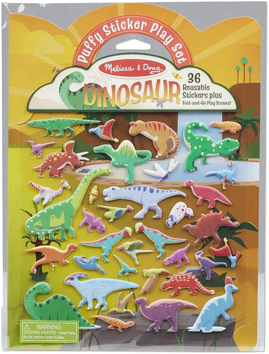 Puffy Sticker Play Set- Dinosaur