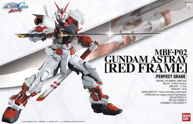 Bandai 5063544 MBF-P02 Gundam Astray Red Frame PG 1/60 Scale Model Kit