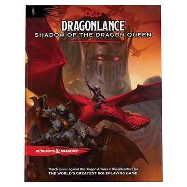 Wizards of the Coast D09910000 Dungeons & Dragons RPG: Dragonlance - Shadow of the Dragon Queen Hard Cover
