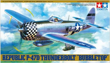 Tamiya 61090 P-47D Thunderbolt Bubbletop 1/48 Scale Model Kit