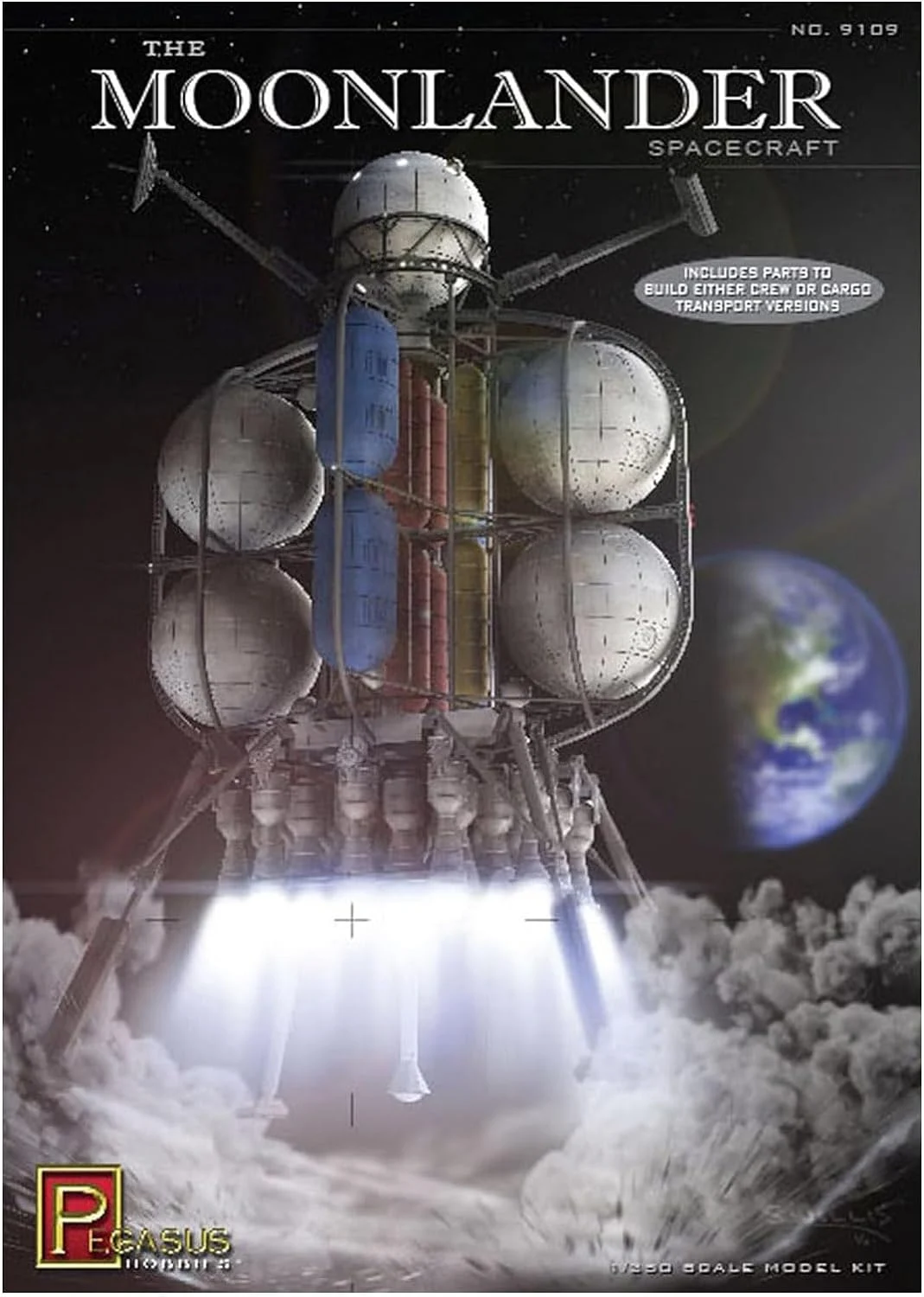 The Moonlander Spacecraft 1/350 Scale Model Kit - Pegasus Hobbies