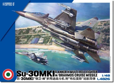 1/48 Su-30MKI Flanker-H with Brahmos Cruise Missile - L4826