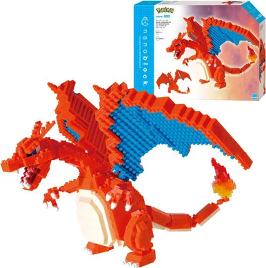 Nanoblock Kawada NBPM-080 Pokemon Charizard Deluxe Edition