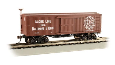 Bachmann 72311 HO Old Time Box Car - B&O Globe Line