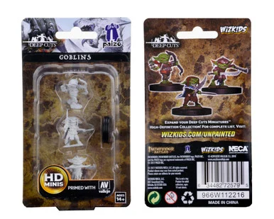 Wizkids 72579 Pathfinder Deep Cuts Unpainted Miniatures: Goblins
