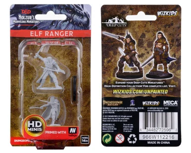 Wizkids 72596 Pathfinder Deep Cuts Unpainted Miniatures: Human Male Fighter