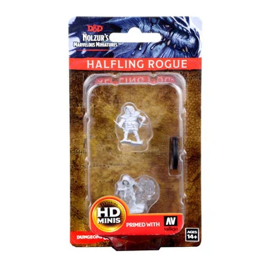 Wizkids 72626 Dungeons & Dragons Nolzur`s Marvelous Unpainted Miniatures: Halfling Male Rogue
