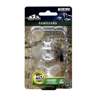 Wizkids 73094 WizKids Deep Cuts Unpainted Miniatures: Familiars