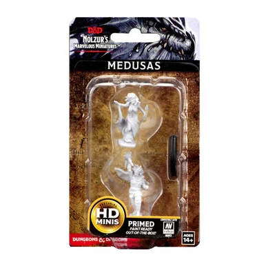 Wizkids 73191 Dungeons & Dragons Nolzur`s Marvelous Unpainted Miniatures: Medusas
