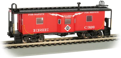 Bachmann 73203 HO Bay Window Caboose Erie #C326
