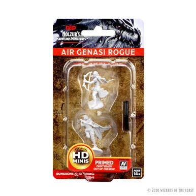 Wizkids 73204 Dungeons & Dragons Nolzur`s Marvelous Unpainted Miniatures: Air Genasi Female Rogue