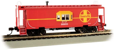 Bachmann 73206 HO Bay Window Caboose ATSF Santa Fe #999653